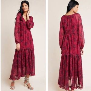 Anthropologie Annabella Maxi Dress